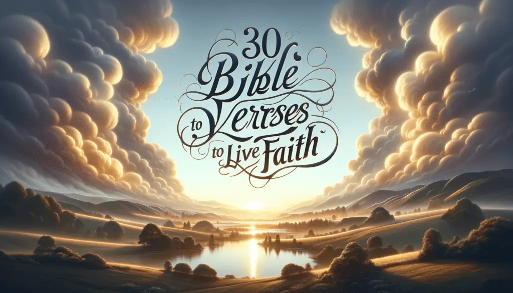 30 Bible Verses To Live By Faith - Bible126