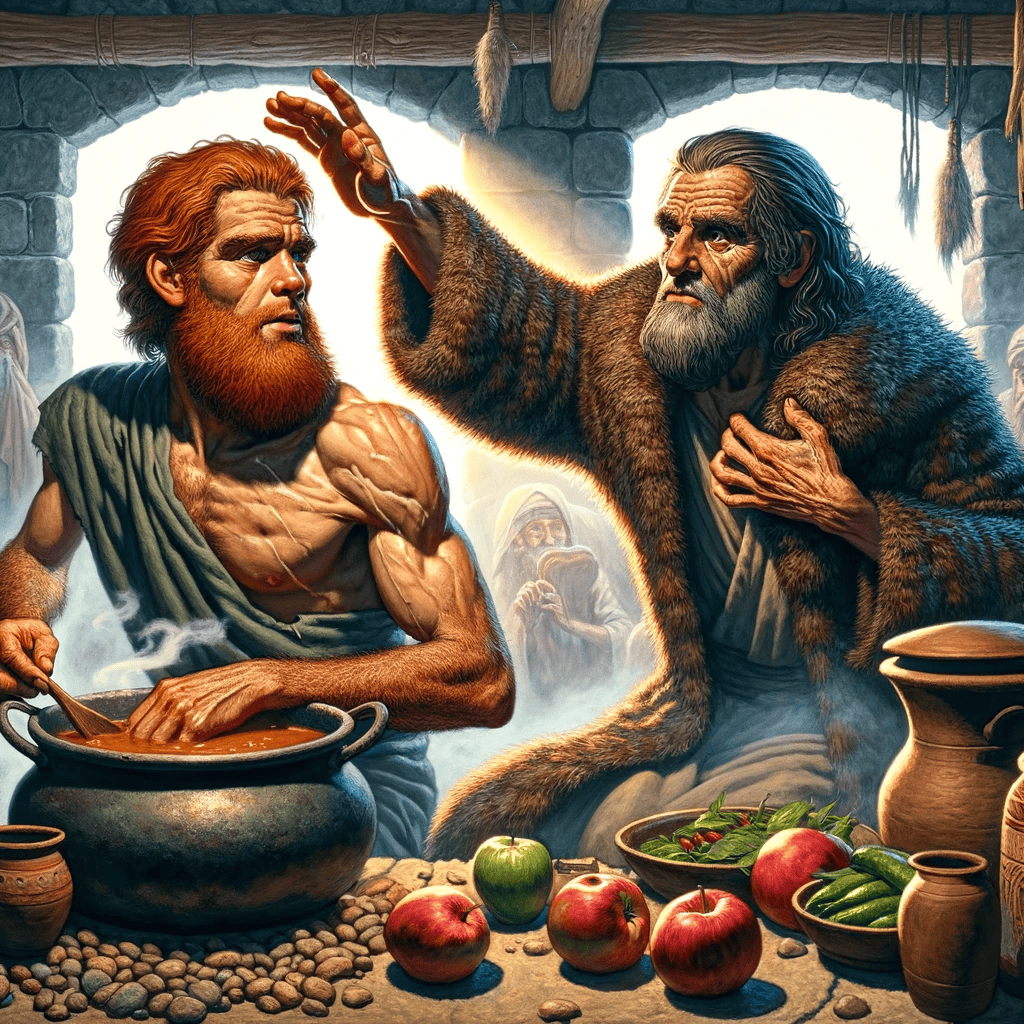 Bible Story About Jacob And Esau (Genesis 25:19-34; 27:1-45) - Bible126