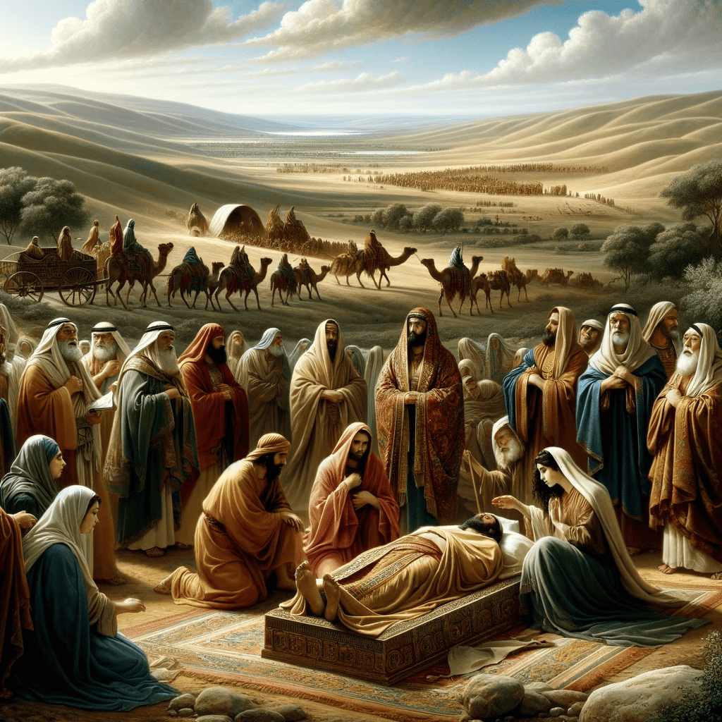 Bible Story About The Burial Of Jacob In Canaan - Bible126