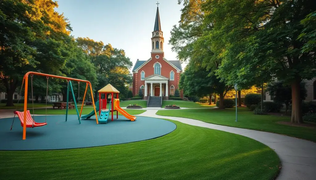 children's playground safe environment