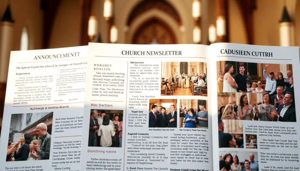 church newsletter updates