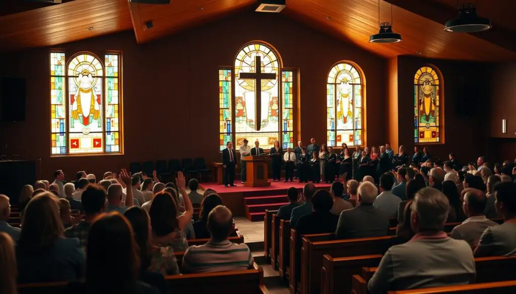 engaging worship service experience