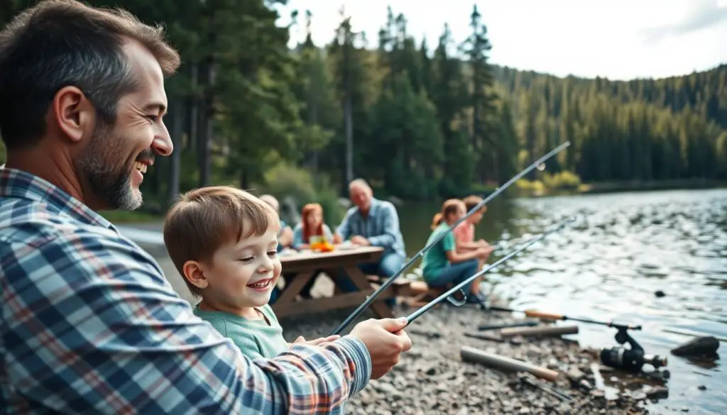 family fun fishing event