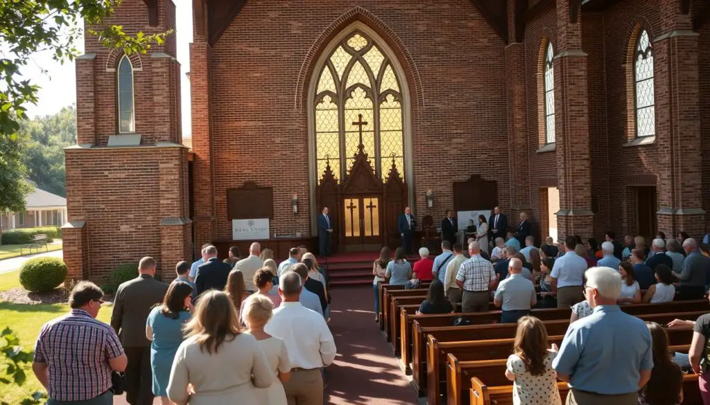 historical baptist church gathering
