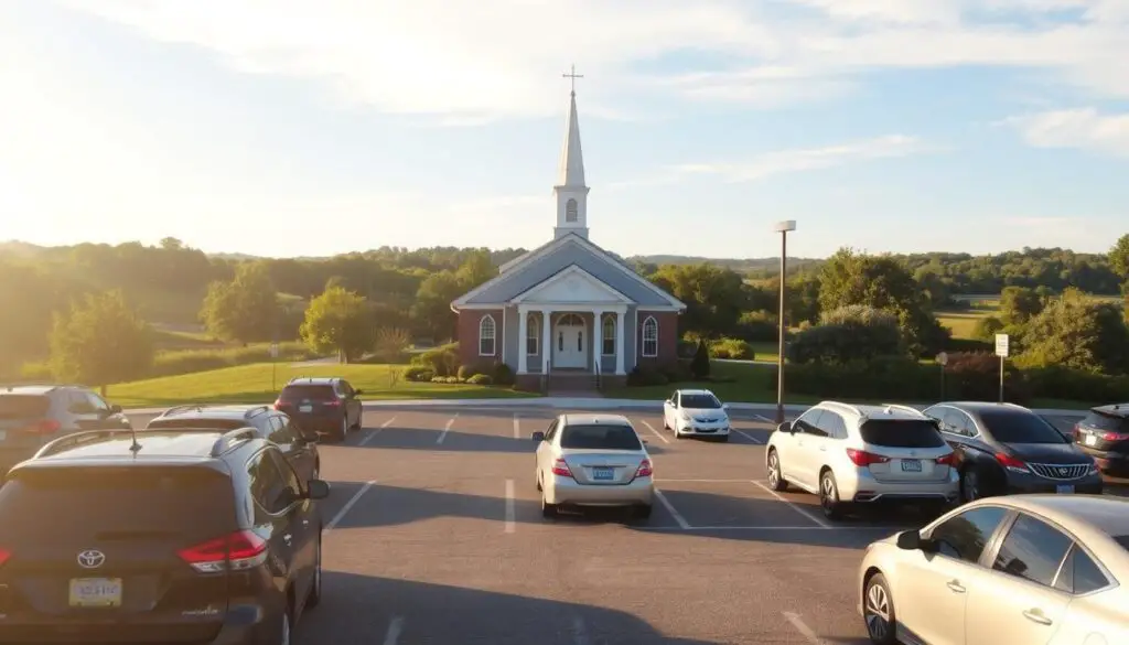 parking options baptist church