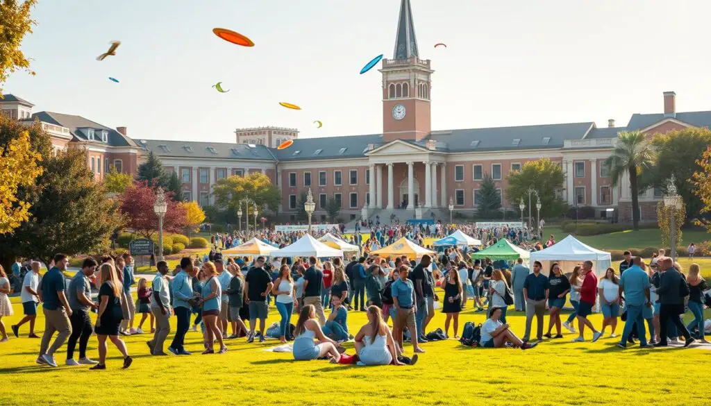 vibrant campus activities and events