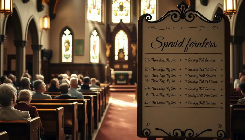 weekly worship services schedule