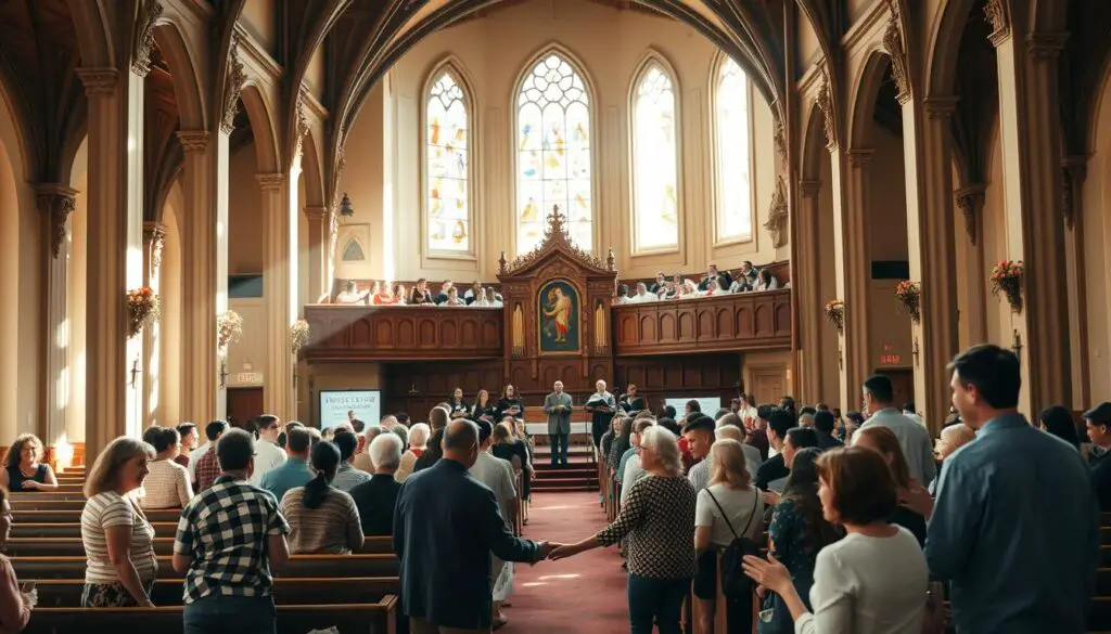 welcoming worship services