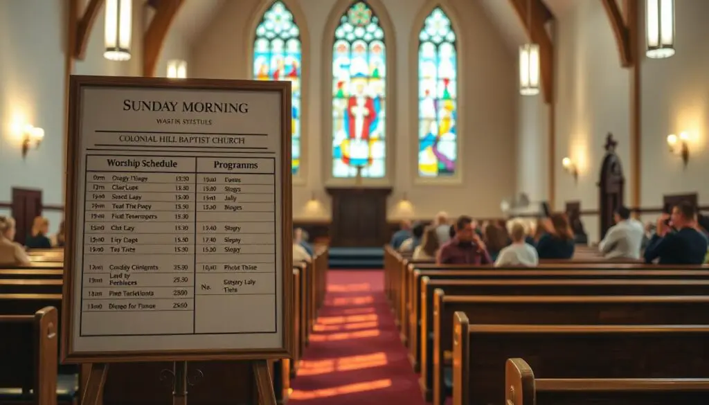 worship schedule