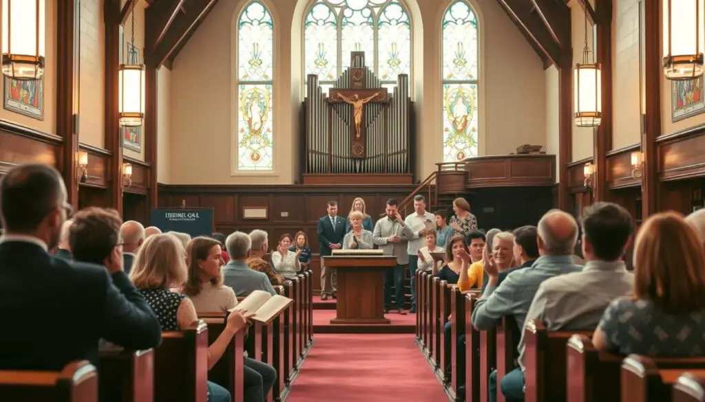 worship service and bible study