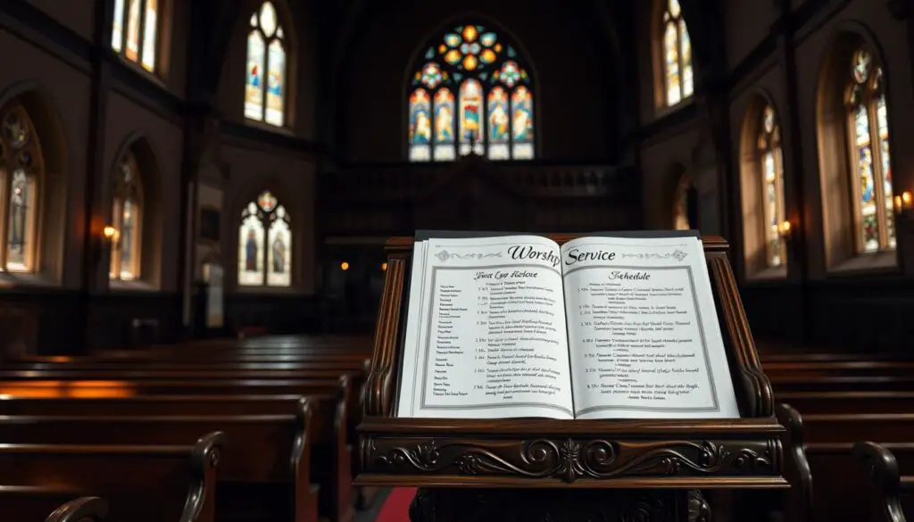 worship service schedule