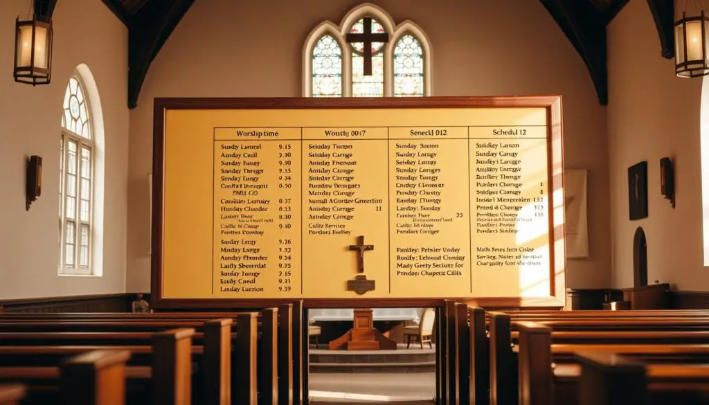 worship services schedule