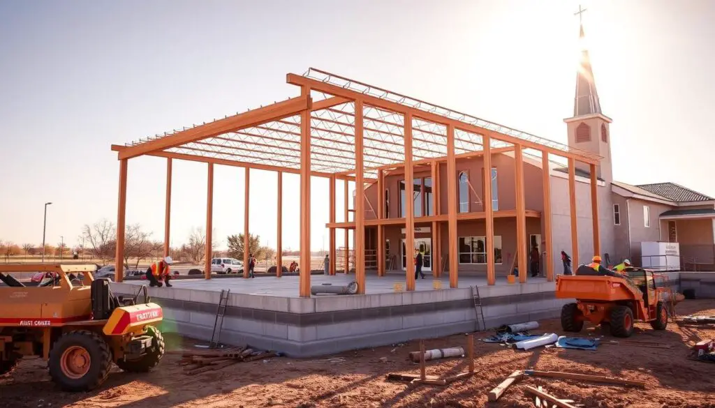 youth center construction progress