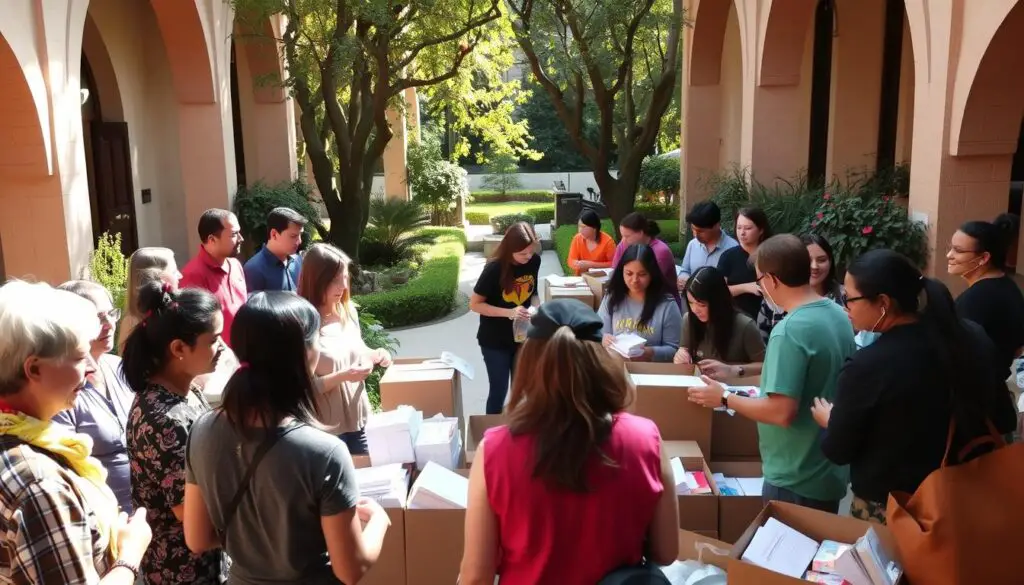 Local community outreach volunteers