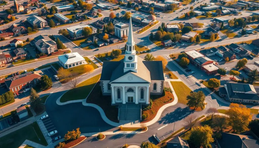 baptist church location map
