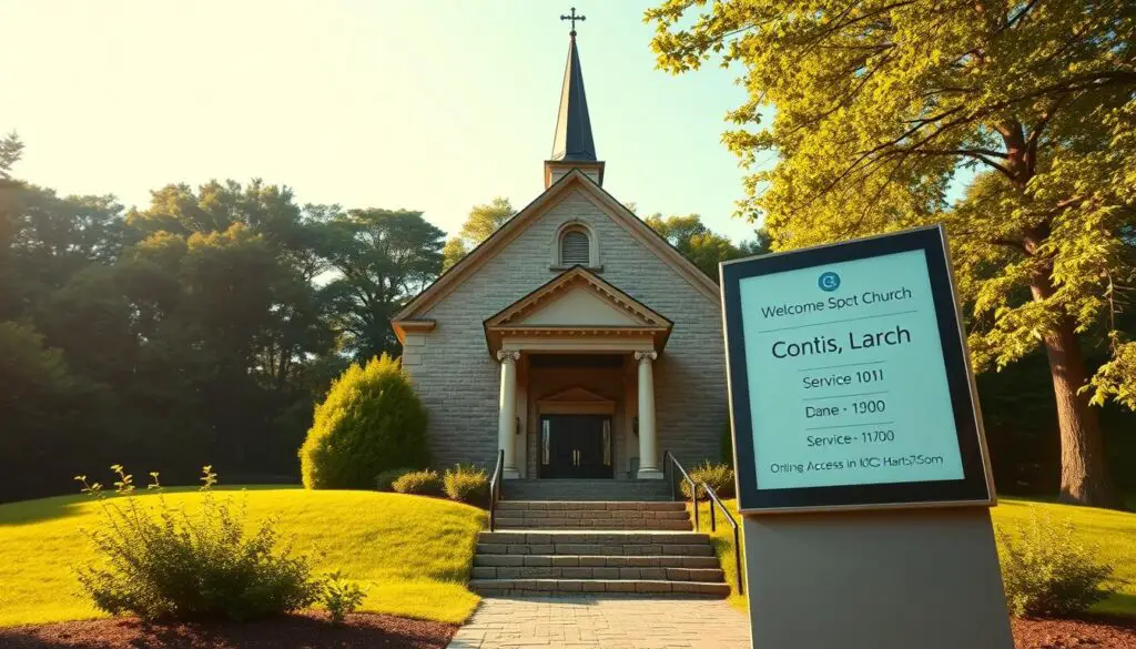 church location and online access