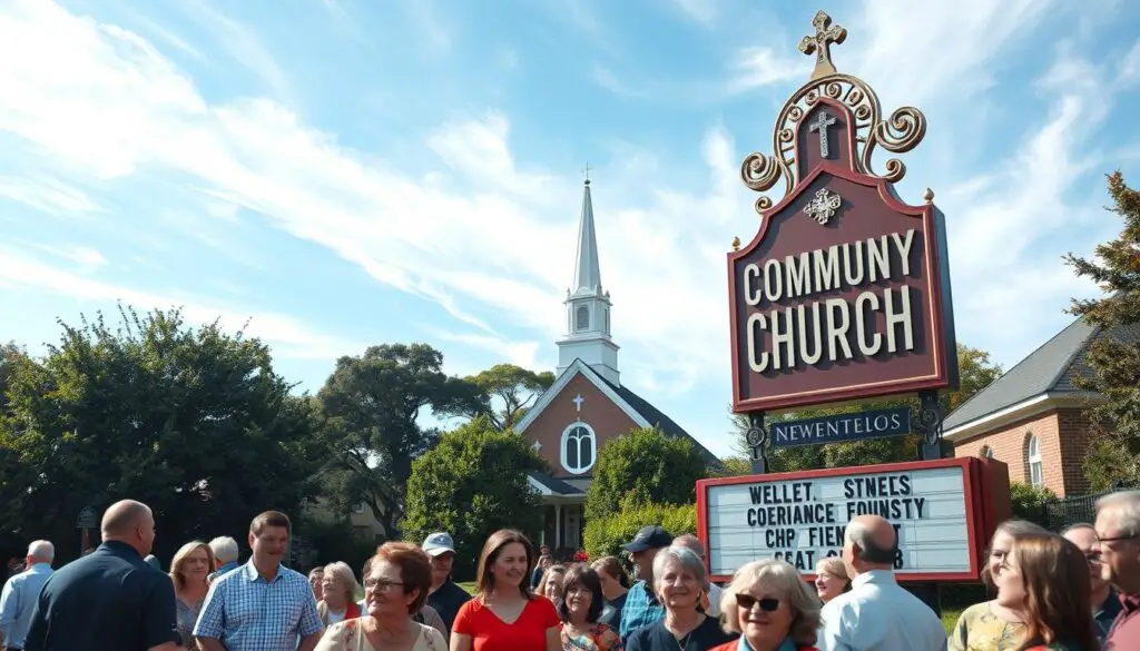 community church signs outreach