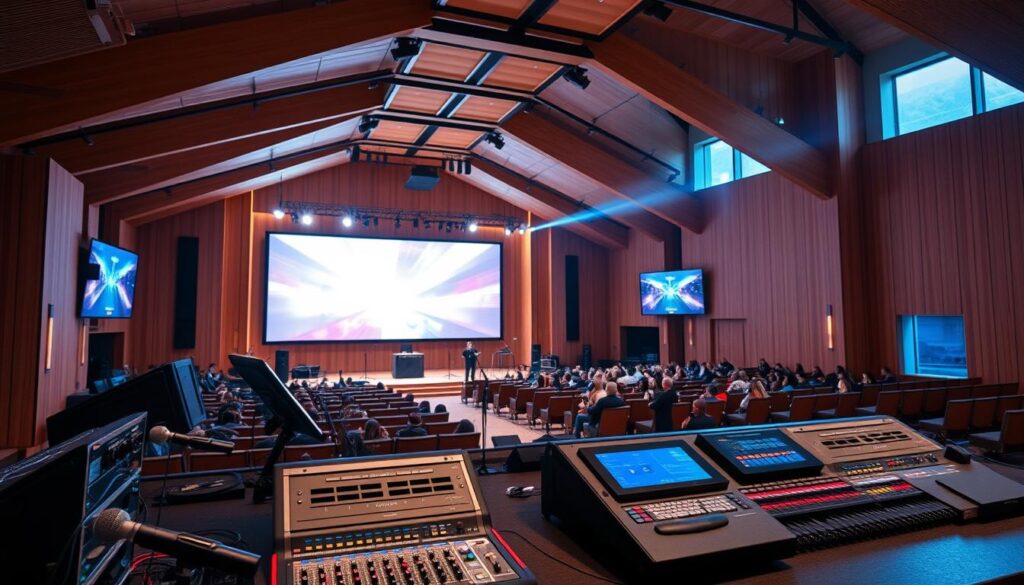 innovative worship technology setup
