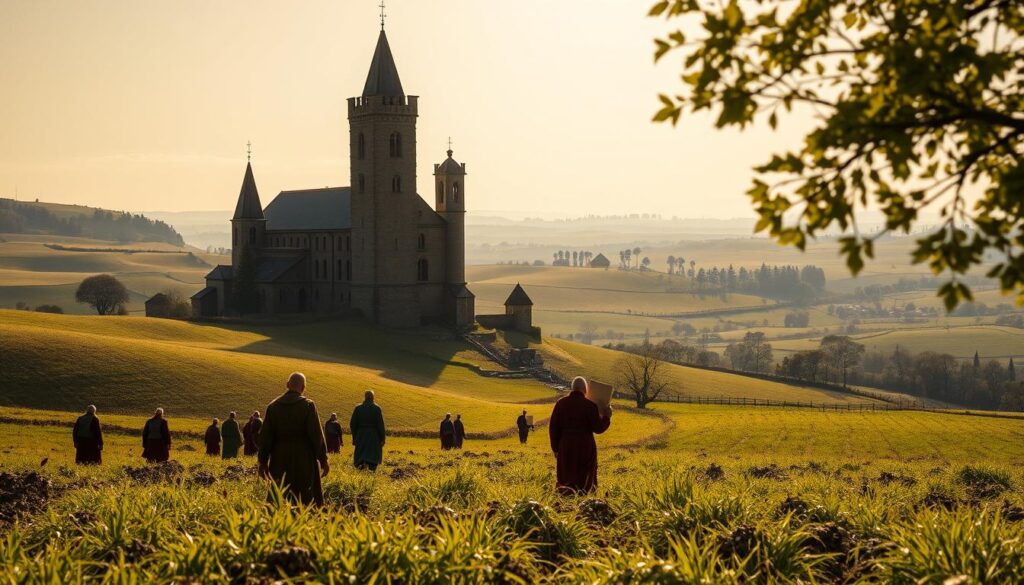 monastery land redistribution