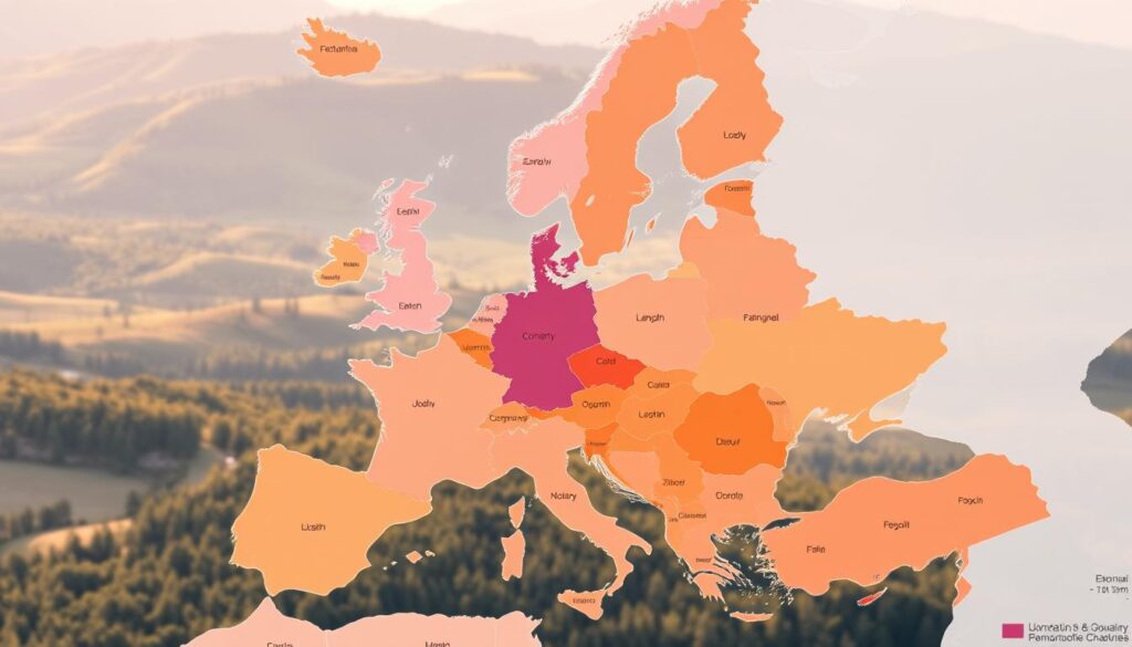 protestant demographics europe regions