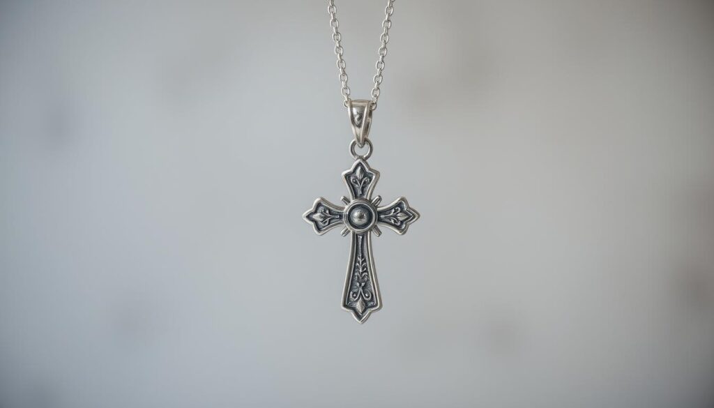 sterling silver cross pendant