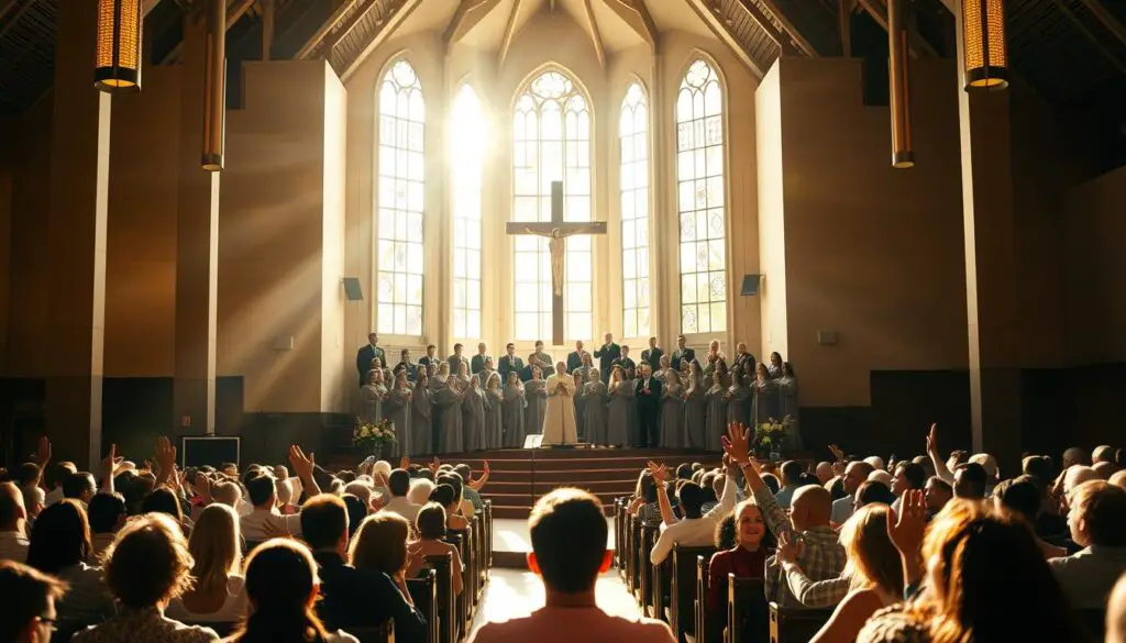 uplifting worship service
