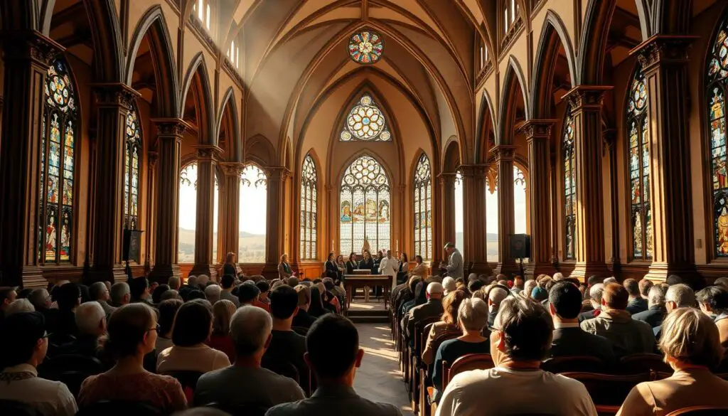 worship services and events