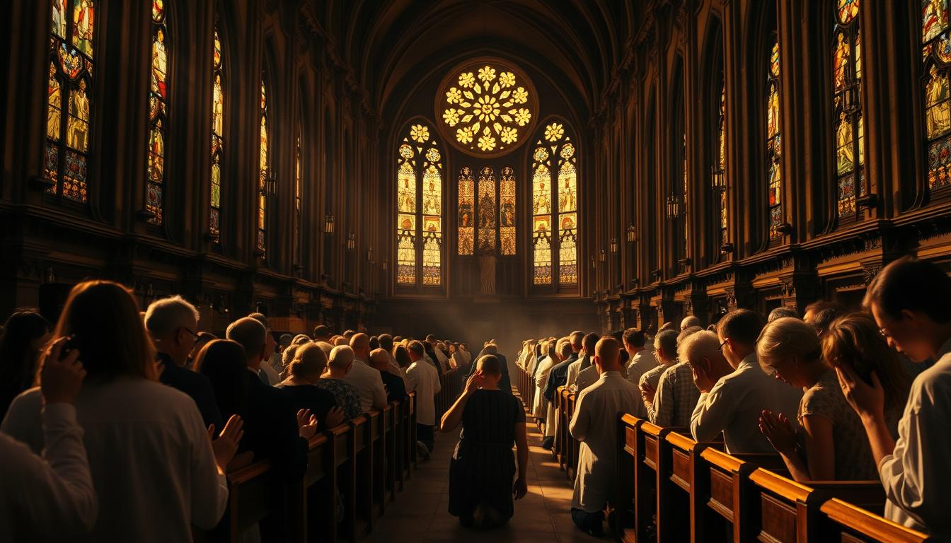 Catholics Kneeling: A Reverent Tradition