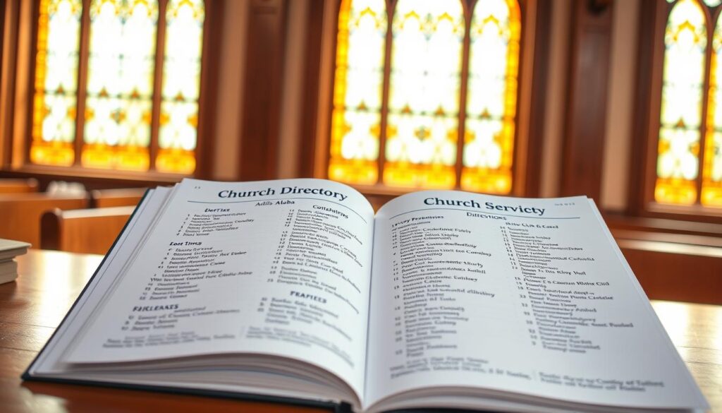 church service directory resources