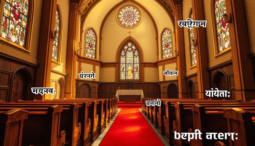 protestant church terminology in hindi