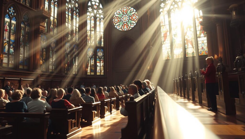 stained glass faith community