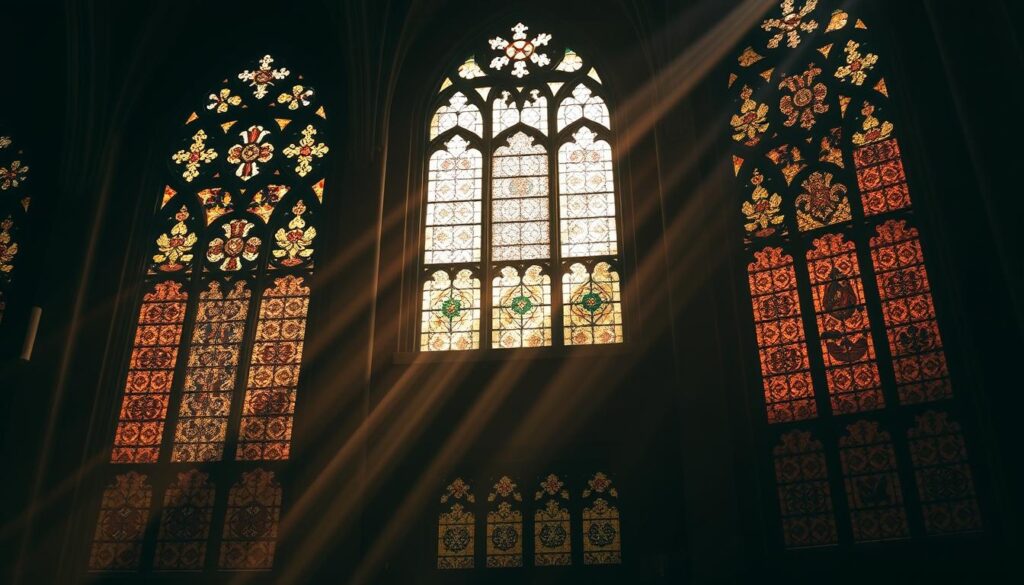 stained glass windows