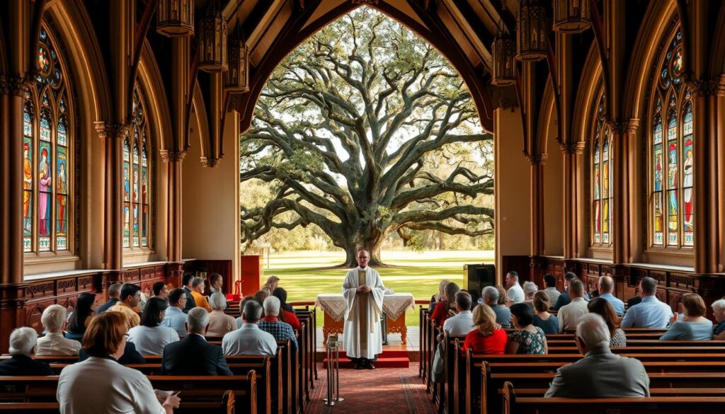 Episcopal sacraments and community