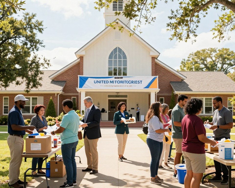 United Methodist Church community service