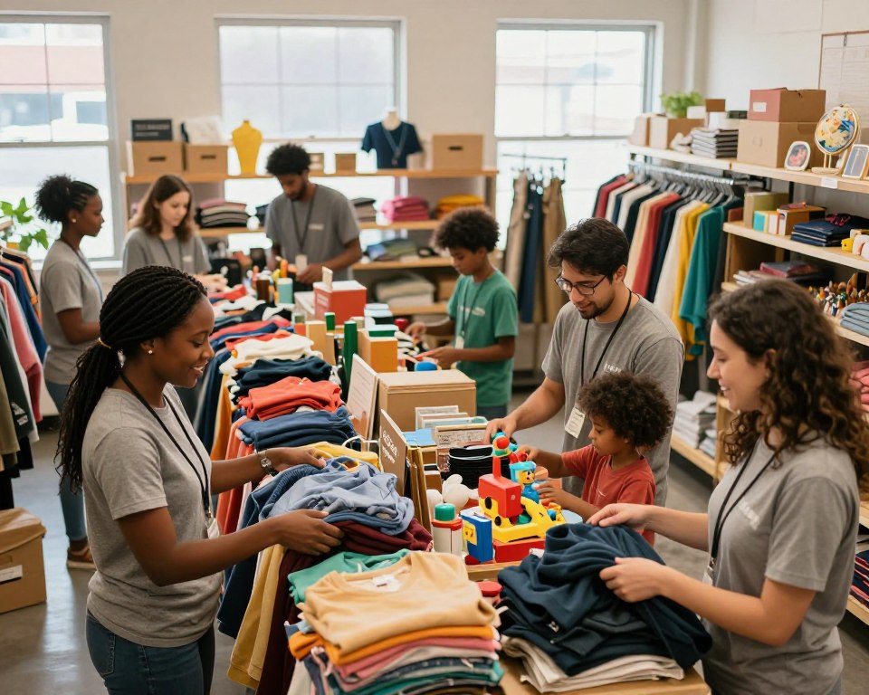 nonprofit thrift store volunteers