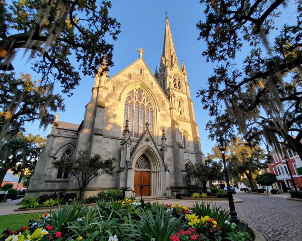 Explore the Stunning Presbyterian Church in Savannah